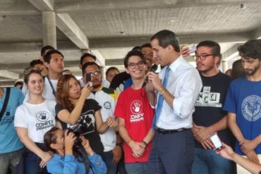 ¡NO SE LO PIERDA! Guaidó marchó este #14Nov junto al movimiento estudiantil de la UCV (+Videos)