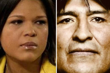 ¡POR FAVOR! «Contigo»: Con este mensaje de «solidaridad» con Evo Morales reapareció María Gabriela de Chávez (+le dieron duro en redes)