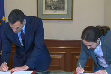 ¡POBRE ESPAÑA! Pedro Sánchez acordó un gobierno de coalición con Pablo Iglesias: El izquierdista sería el vicepresidente de ese país