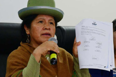 ¡URGENTE! Renuncia la presidenta del Tribunal Supremo Electoral de Bolivia tras acusación de fraude electoral (+Carta)