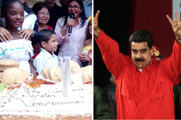 ¡MIRE, PUES! La torta de cumpleaños que le picaron a Maduro (sin Maduro) en Cotiza este sábado #23Nov (+Foto)