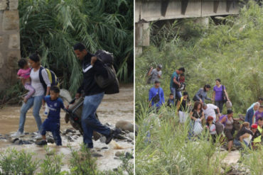 ¡VÉALO USTED MISMO! Venezolanos cruzan a Colombia por las trochas ilegales ante el cierre de la frontera (+Fotos)