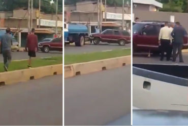 ¡ENLOQUECIÓ! La violenta reacción de un zuliano contra conductor que se coló en la cola de la gasolina (+Video)