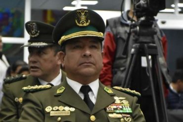 ¡ÚLTIMA HORA! Renuncia el comandante nacional de la Policía de Bolivia este #11Nov (+Video)