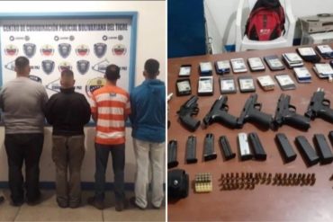 ¡JOYITAS! Detienen a 23 hombres con armas, municiones y vestimenta policial en Anzoátegui (+Lista + Fotos)