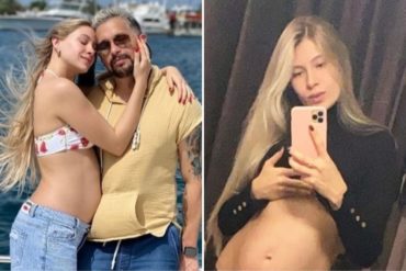 ¡QUÉ TERNURA! Así va creciendo la barriguita de la pareja de Irrael Gómez (+Fotos)