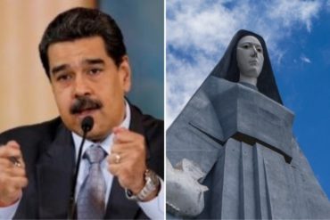 ¡VEA! La petición que le hace Maduro a la virgen de La Paz: «Que nos cubra con su nobleza»