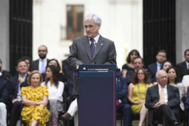 ¡HISTÓRICO! Piñera promulgó reforma que da luz verde al proceso constituyente en Chile