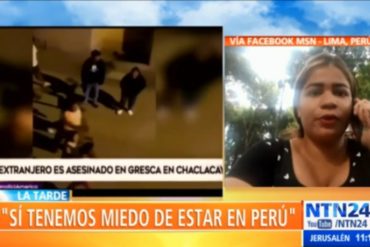 ¡TE LO CONTAMOS! Joven venezolano en Perú fue asesinado a puñaladas por sus propios vecinos: Fue perseguido por una turba de 30 personas (+Detalles + video)