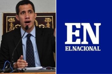 ¡ENTÉRATE! Guaidó envía un mensaje de solidaridad hacia El Nacional por amenazas de Diosdado Cabello