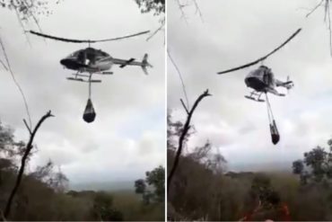 ¡IMPACTANTE! Equipo de rescate retira los cuerpos de los ocupantes de la avioneta siniestrada en Charallave (+Video)