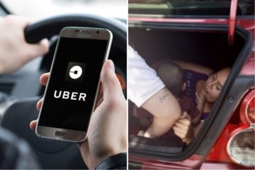 ¡QUE PENA! Una mujer celosa se escondió en la maleta del Uber que conducía su esposo para espiarlo y así la pillaron (+Fotos)