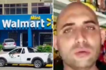 ¡CONFIADO! El propietario de la tienda “Walmart” en Puerto Cabello no teme a una demanda legal (Venden los productos importados a precios susto)