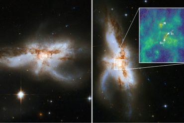 ¡VEA! Astrónomos encuentran tres agujeros negros en el núcleo de una galaxia (+Foto)