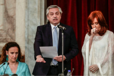 ¡DEBE SABERLO! Alberto Fernández se estrenó como presidente de Argentina con un controversial discurso