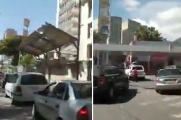 ¡LE MOSTRAMOS! Las largas colas por gasolina que inundaron las estaciones de servicio de Caracas este #29Dic (+Video)