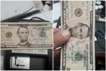 ¡NO SE DEJE ENGAÑAR! La nueva modalidad de estafa con los billetes de $5 dólares: los hacen lucir de $50 (+Video)