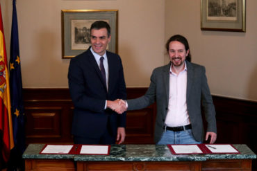 ¡DEBE SABERLO! Pedro Sánchez y Pablo Iglesias presentan programa para su Gobierno de coalición