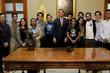 ¡ENTÉRESE! Guaidó se reunió con delegados universitarios para la construcción de la Agenda 2020