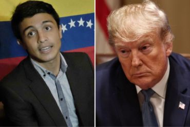 ¡QUE SE SEPA! La razón por la que Lorent Saleh cargó contra Donald Trump y lo llamó “imbécil”