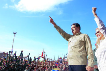 ¡GRAN COSA! Maduro celebra por todo lo alto que cerrará 2019 con más de 3 millones de milicianos (pero el país sigue en el piso)