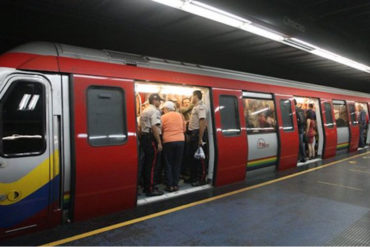 ¡ENTÉRESE! Por falla eléctrica, el Metro de Caracas no presta servicio comercial de la Paz a Zona Rental este #18Dic