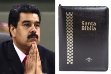 ¡NUEVO INVENTO! Maduro evaluará decretar el Día Nacional de la Biblia a petición del Movimiento Cristiano Evangélico