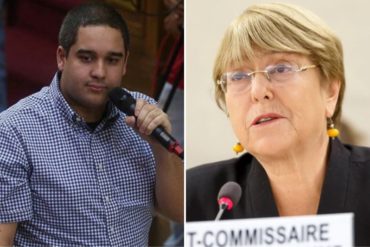 ¡AMÁRRENLO! “No me j*da, señora Bachelet”: La llorantina de ‘Nicolasito” por la actualización del informe sobre los DDHH en Venezuela