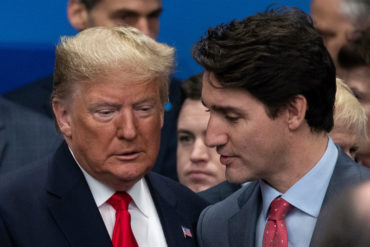 ¡PILLADO! Se filtra video de Justin Trudeau burlándose de Trump (el mandatario de EEUU lo llamó «doble cara»)