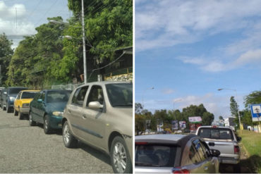 ¡ATENCIÓN! Reportan colas de hasta 2 y 3 días para abastecerse de gasolina en el país a pocas horas del fin de año (+Fotos +Videos)