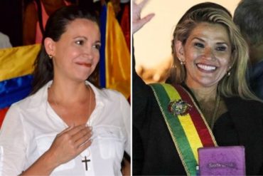 ¿QUÉ TAL? Presidenta interina de Bolivia revela que habló con María Corina Machado sobre “democracia y libertad”