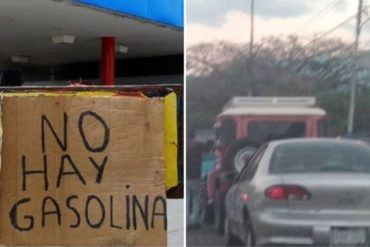 ¡GRAVE! Registran colas kilométricas en Táchira para surtir gasolina (+Foto)