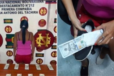 ¡QUÉ LOCURA! Detienen en Táchira a mujer que escondía en sus partes íntimas cerca de 50.000 dólares en billetes falsos (+Fotos)