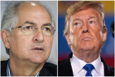 ¡CLARITO! Ledezma desea una “pronta recuperación” a Donald Trump: Usted es fundamental para salvar a un país y auxiliar a un pueblo en catástrofe