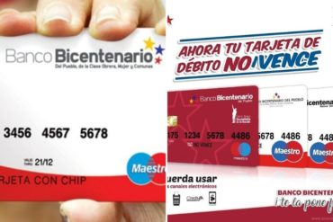 ¿ESCASEZ DE PLÁSTICO? Banco Bicentenario permitirá usar tarjetas de débito vencidas