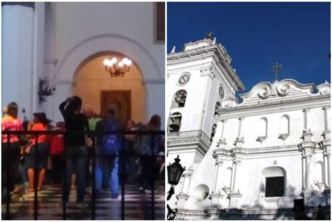 ¡DECADENCIA! Denuncian que chavistas de la “esquina caliente” tomaron arbitrariamente la Catedral de Caracas (+Fotos)