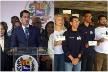 ¡UNIDOS! Movimiento Estudiantil anuncia que acompañará a Juan Guaidó y a los diputados de la AN en la sesión de este #7Ene