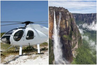 ¡EN DETALLES! Un helicóptero con 4 pasajeros cayó por «la montaña del diablo» del Parque Nacional Canaima (+No hubo fallecidos)