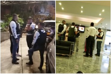 ¡URGENTE! Funcionarios de seguridad del régimen asediaron a diputados en el Hotel Paseo Las Mercedes (+Fotos y videos)