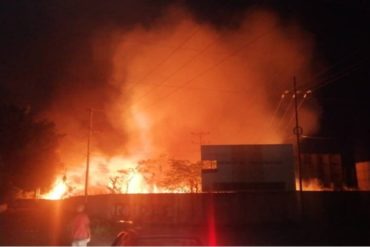 ¡ATENCIÓN! Explosión de la subestación eléctrica de Aragua generó gran incendio este #29Ene