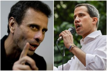 ¡AGENDA DEL DÍA! Guaidó anuncia que podría reunirse con Capriles este #31Ago en el marco del Pacto Unitario