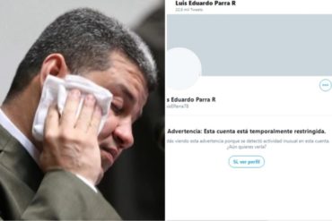 ¡AY, PAPÁ! Twitter restringuió  la cuenta de Luis Parra (+Captura)