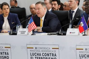 ¡TAJANTE! Mike Pompeo afirma que Maduro financia y “da cobijo” a terroristas del ELN y Hezbolá