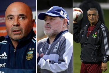 ¡EN LA MIRA! Maradona, Pekerman, Sampaoli: El “abanico” de opciones que se han manejado para dirigir la Vinotinto (y aún, nada)