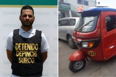 ¡TE LO CONTAMOS! Detenido mototaxista venezolano por arrojar bombas contra fiscalizadores en Perú (+Detalles)