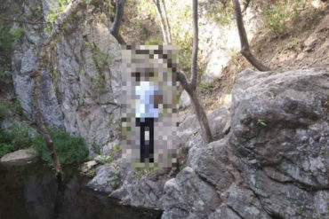 ¡IMPACTANTE! Hallan cuerpo de un joven colgado en un árbol del Parque Los Chorros