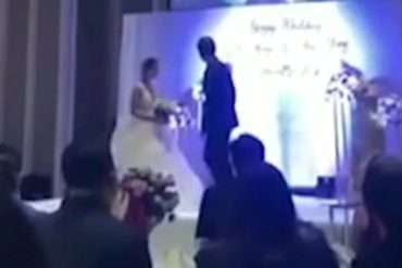 ¡QUÉ LOCURA! Grabó a su novia teniendo sexo con su cuñado y proyectó el video durante la boda (+Video)