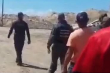 ¡TERRIBLE! Equipo de VPI en el estado Sucre fueron intimidados y sacados de las Salinas de Araya por la GNB (+Video)