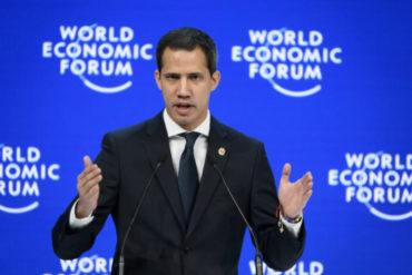 ¡AQUÍ LAS TIENE! Las frases más destacadas del discurso de Guaidó en el Foro Económico Mundial en Davos este #23Ene (+Videos)