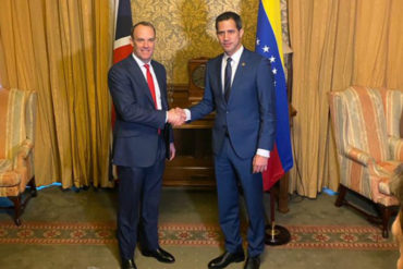 ¡LO ÚLTIMO! Guaidó sostiene encuentro con el ministro de Relaciones Exteriores de Reino Unido (+Video)